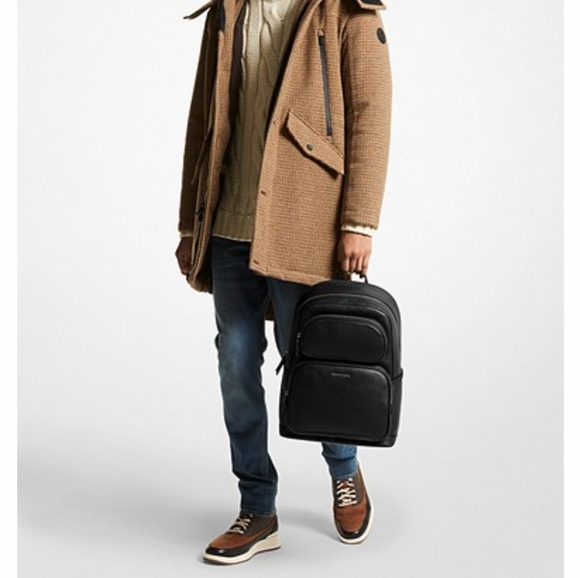 Michael Kors Cooper Leather Backpack - Picture 12 of 16